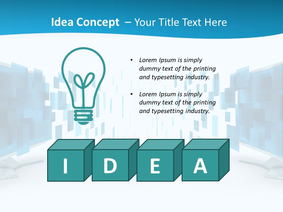 High Computer Internet PowerPoint Template
