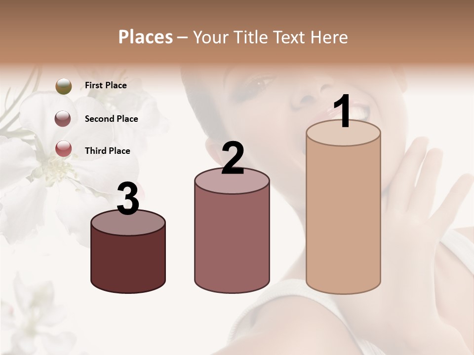 Joy Cosmetics Female PowerPoint Template