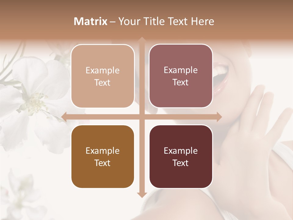 Joy Cosmetics Female PowerPoint Template