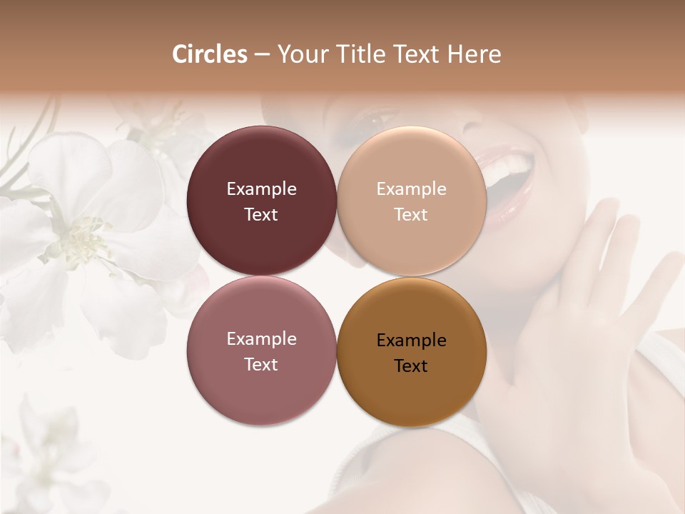 Joy Cosmetics Female PowerPoint Template