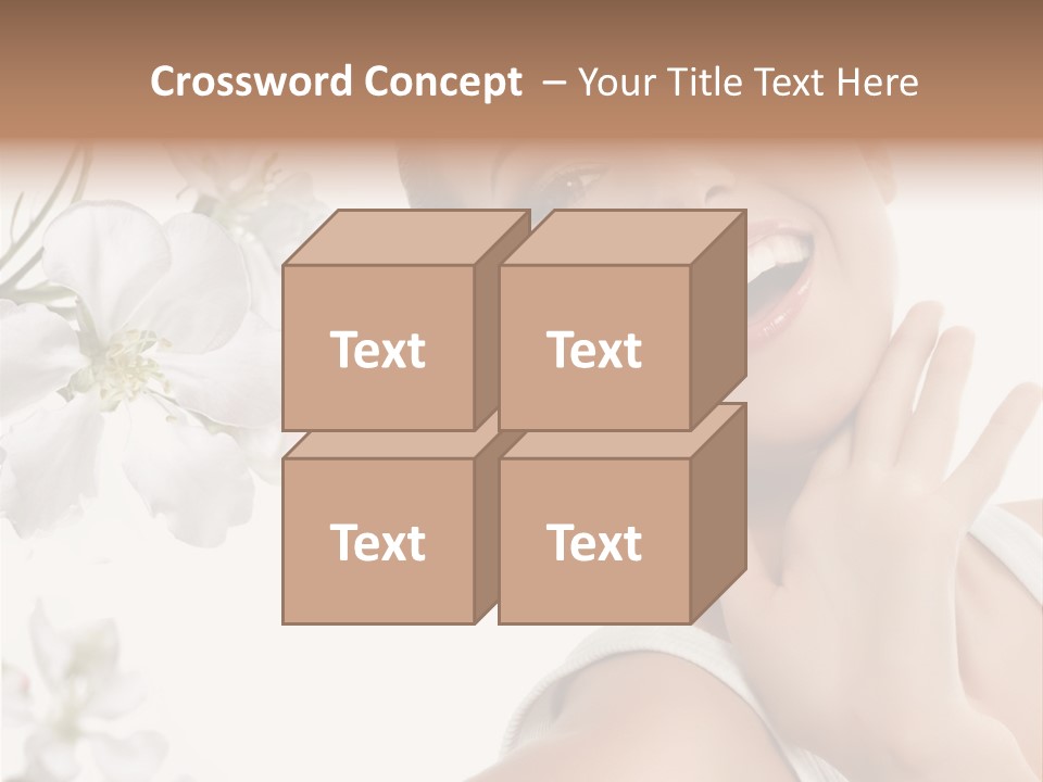 Joy Cosmetics Female PowerPoint Template