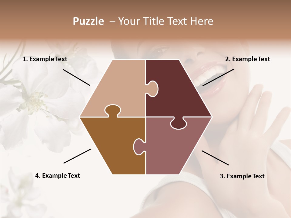 Joy Cosmetics Female PowerPoint Template