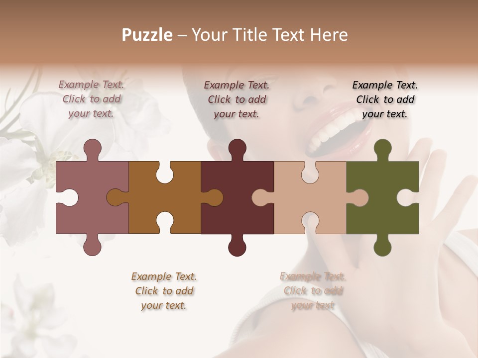 Joy Cosmetics Female PowerPoint Template