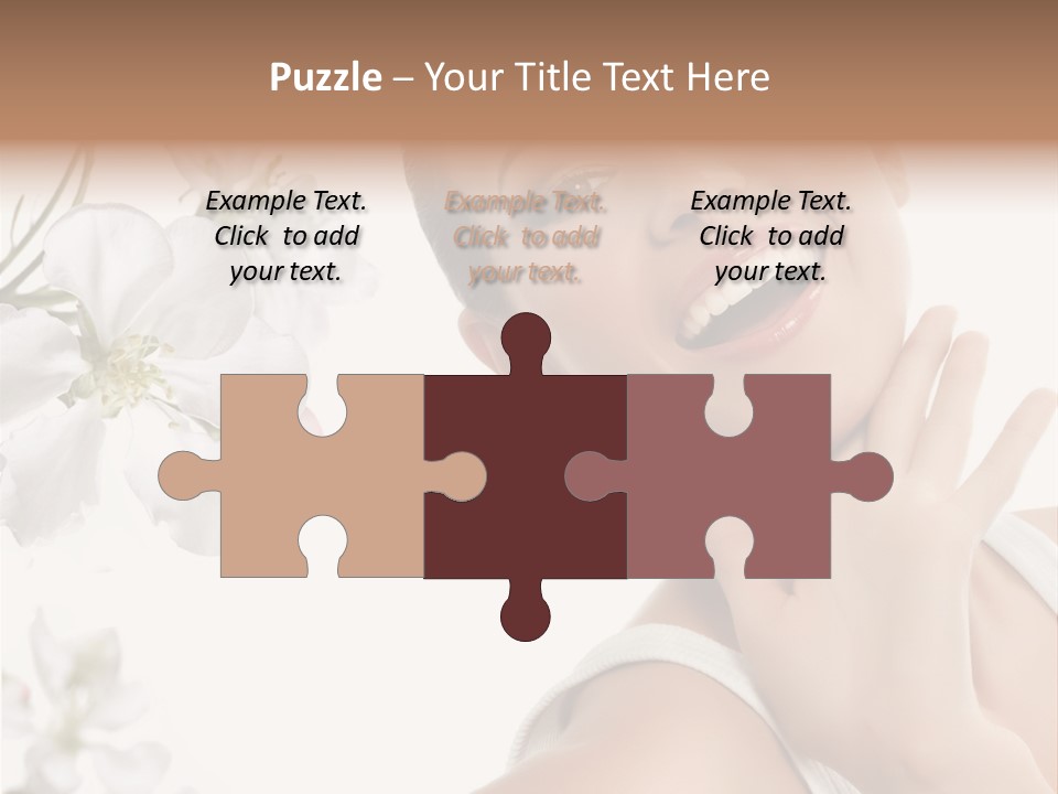 Joy Cosmetics Female PowerPoint Template