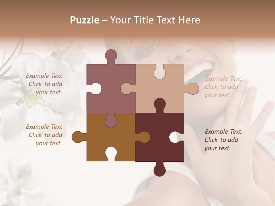 Joy Cosmetics Female PowerPoint Template