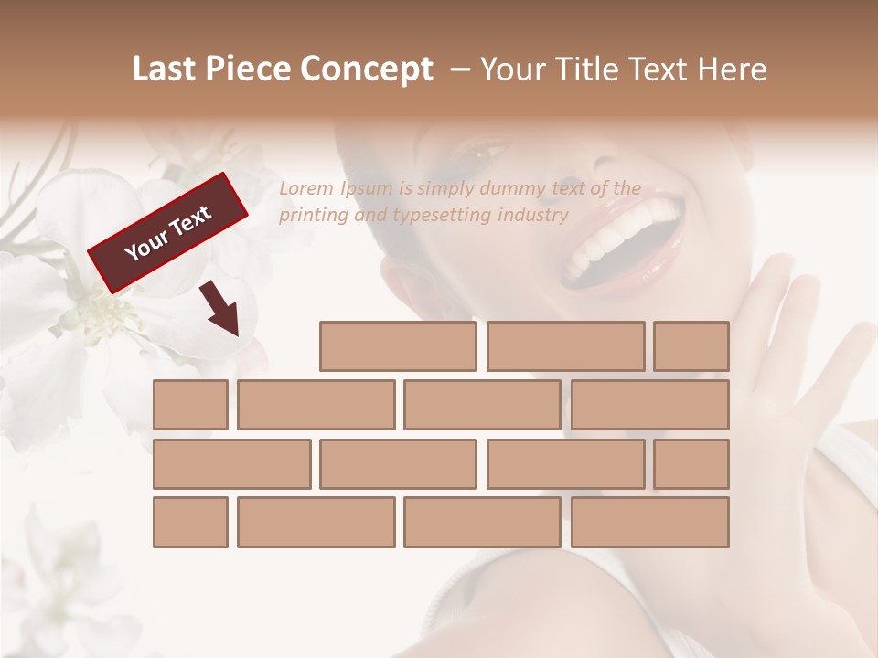 Joy Cosmetics Female PowerPoint Template