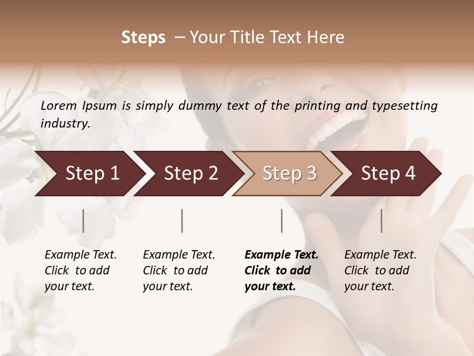 Joy Cosmetics Female PowerPoint Template
