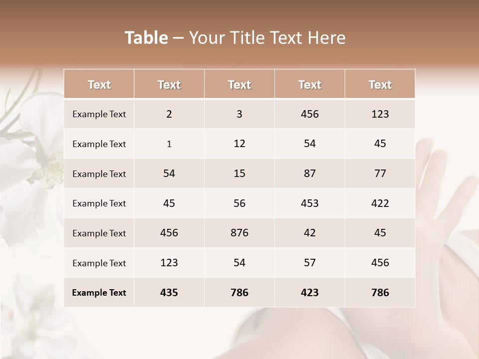 Joy Cosmetics Female PowerPoint Template