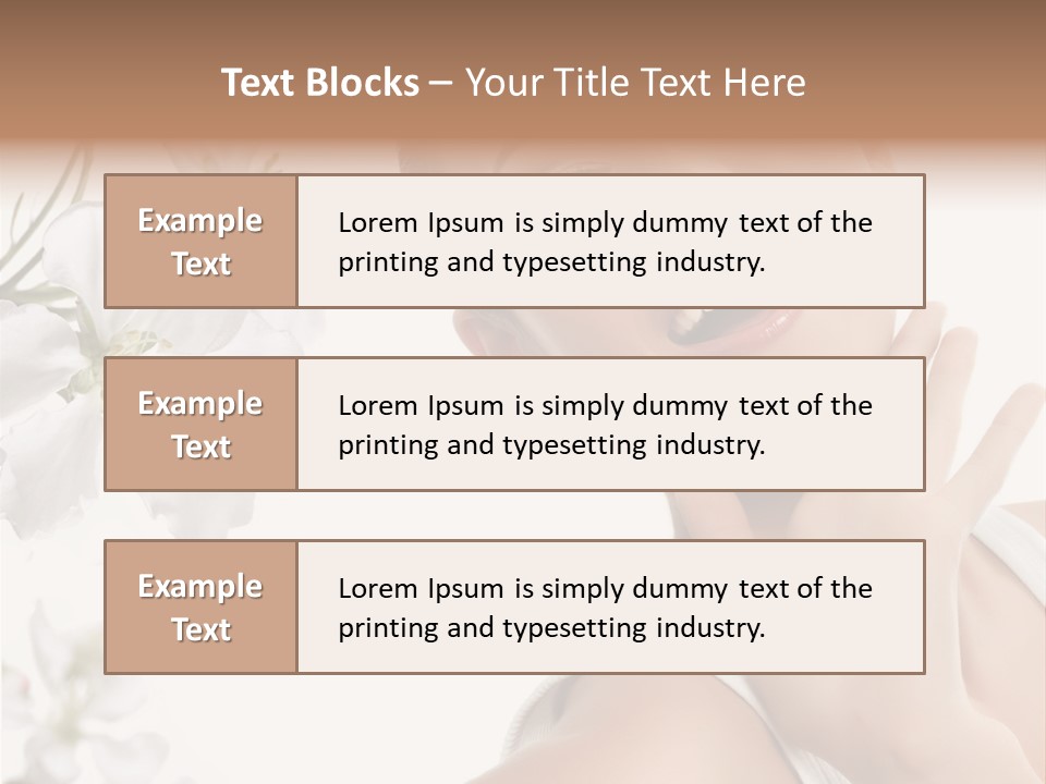 Joy Cosmetics Female PowerPoint Template