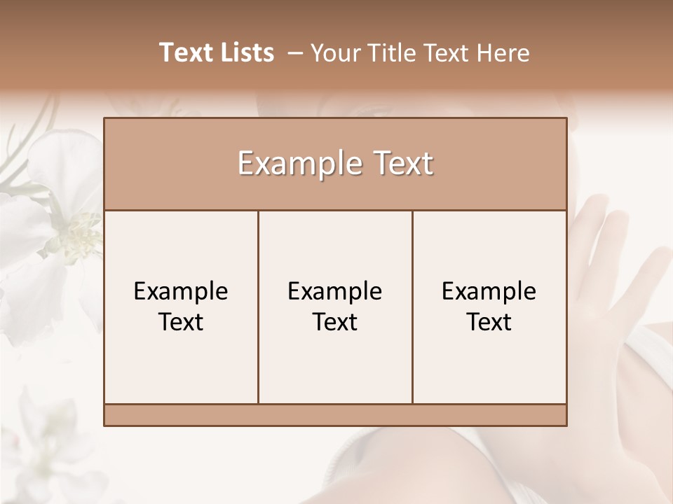 Joy Cosmetics Female PowerPoint Template