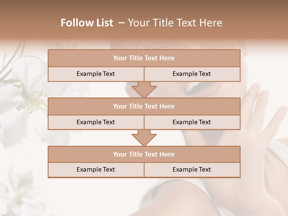 Joy Cosmetics Female PowerPoint Template