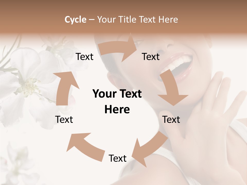 Joy Cosmetics Female PowerPoint Template