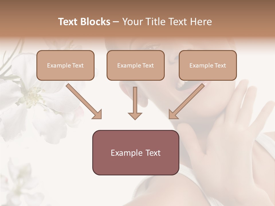 Joy Cosmetics Female PowerPoint Template