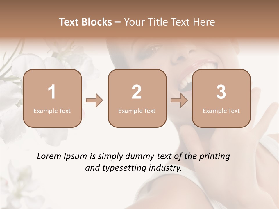 Joy Cosmetics Female PowerPoint Template