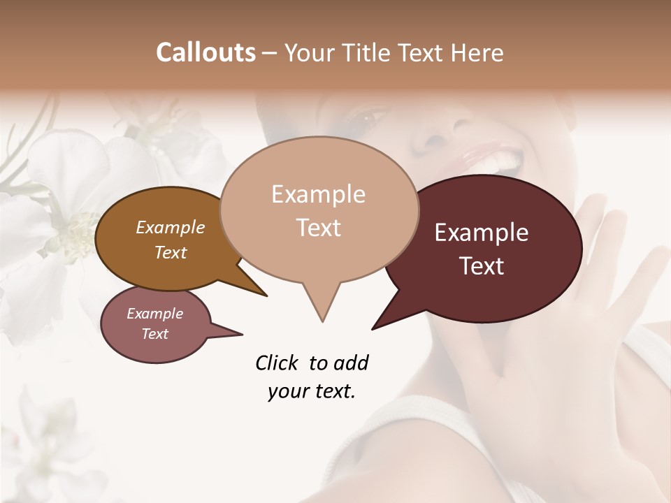 Joy Cosmetics Female PowerPoint Template