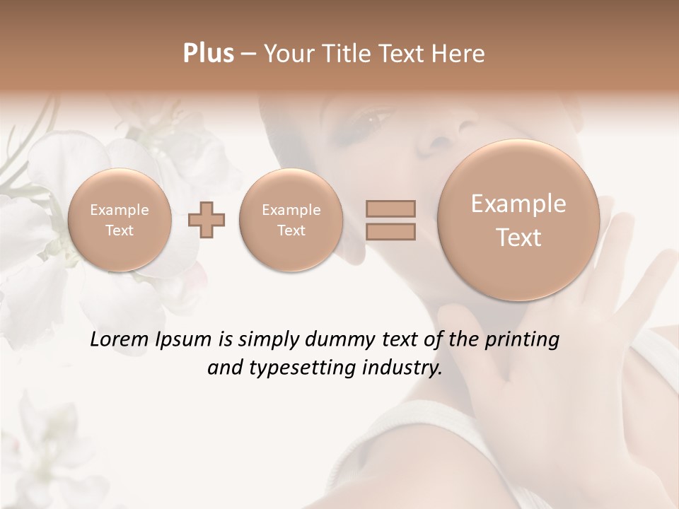 Joy Cosmetics Female PowerPoint Template