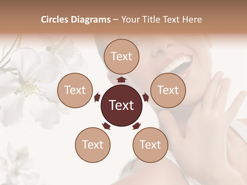 Joy Cosmetics Female PowerPoint Template