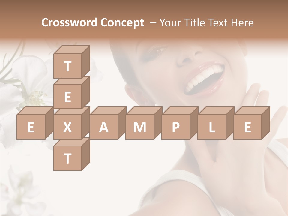 Joy Cosmetics Female PowerPoint Template