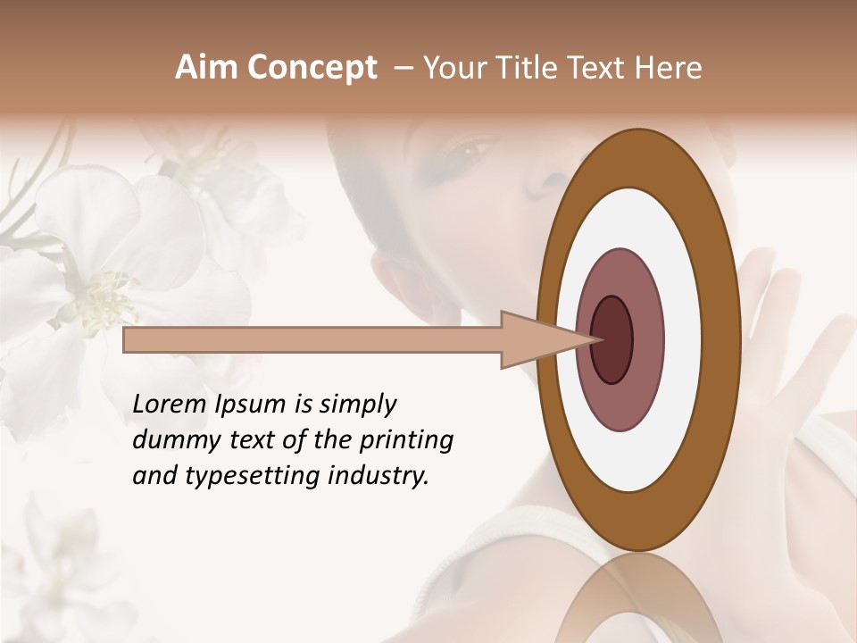 Joy Cosmetics Female PowerPoint Template