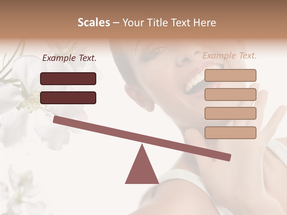 Joy Cosmetics Female PowerPoint Template