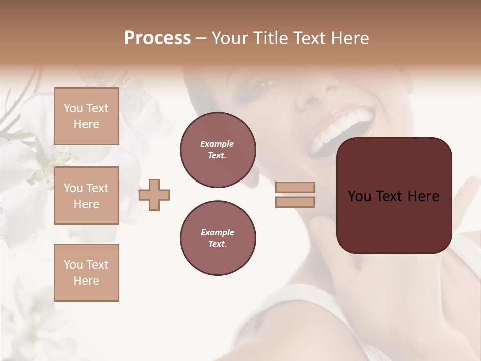 Joy Cosmetics Female PowerPoint Template