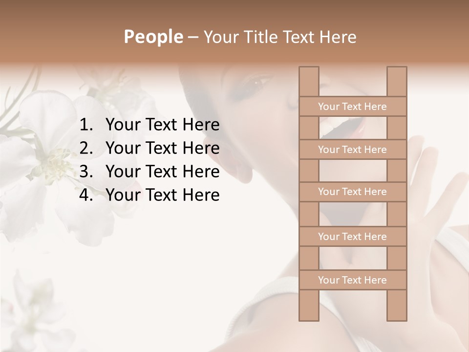 Joy Cosmetics Female PowerPoint Template