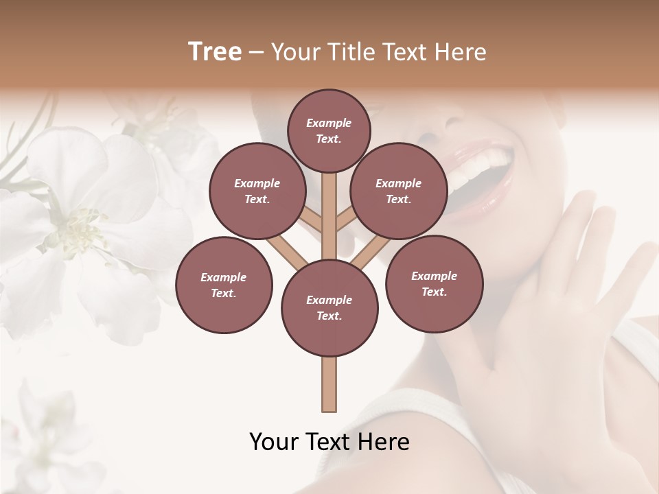 Joy Cosmetics Female PowerPoint Template