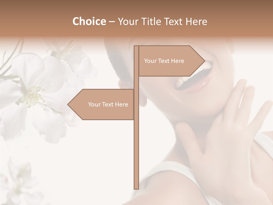 Joy Cosmetics Female PowerPoint Template