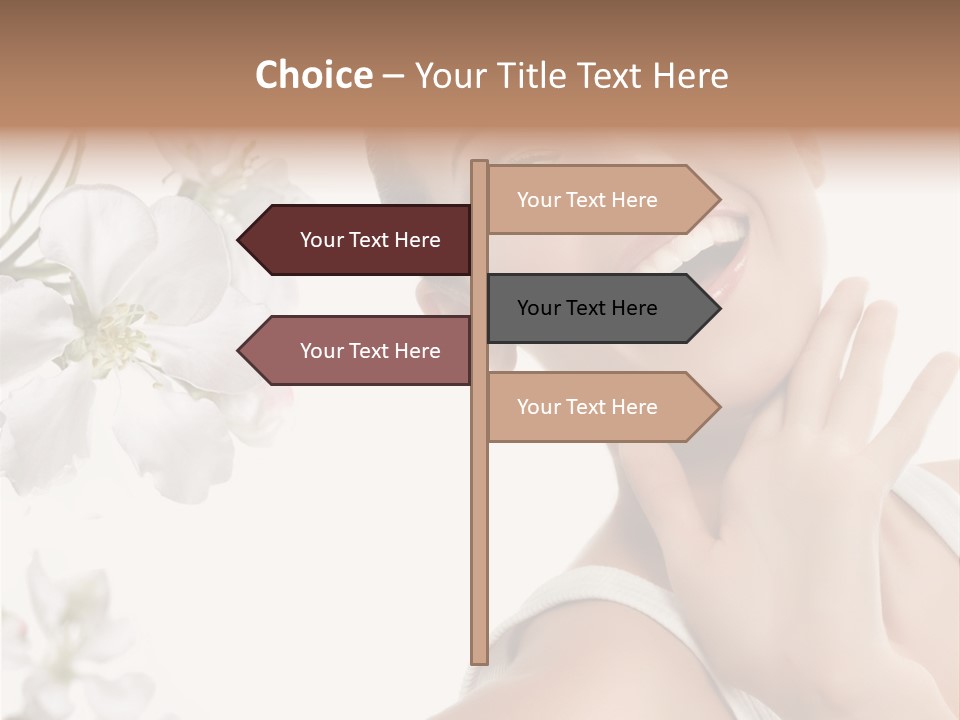 Joy Cosmetics Female PowerPoint Template