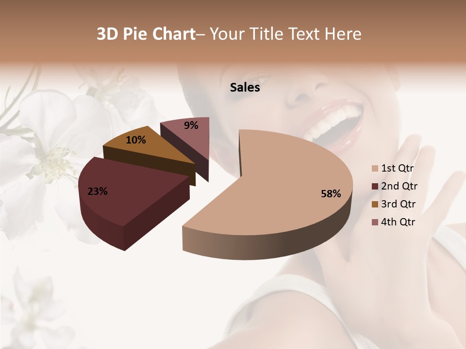 Joy Cosmetics Female PowerPoint Template