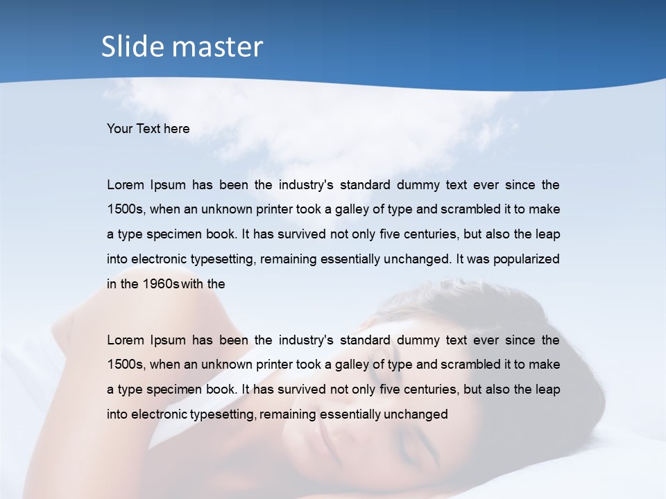 Cloud Rest Beautiful PowerPoint Template