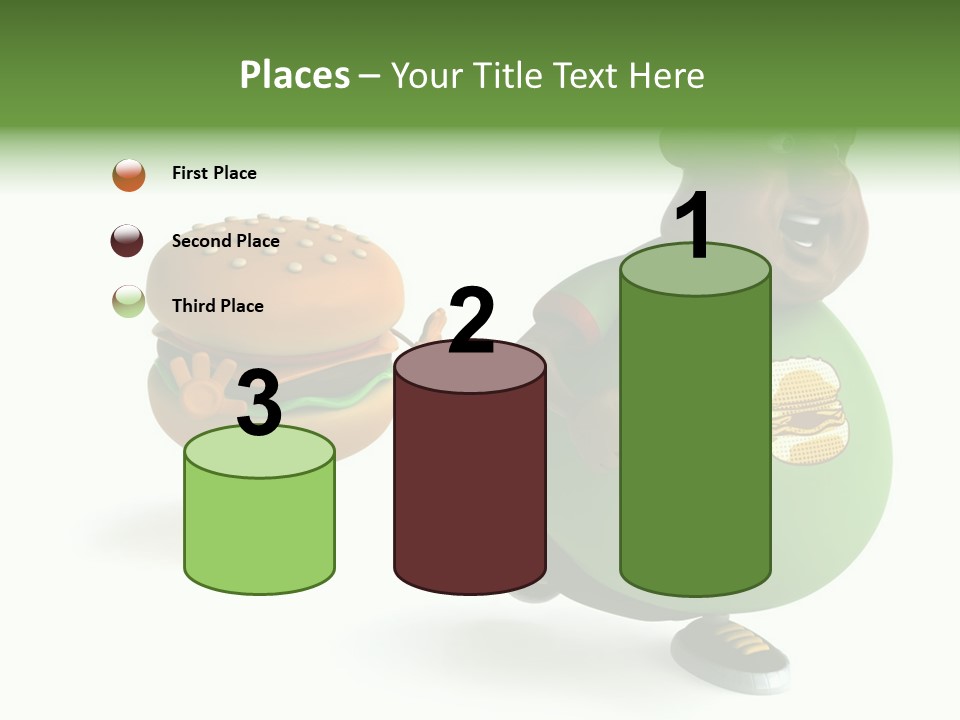 Hamburger Belly Culture PowerPoint Template