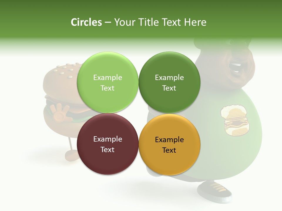 Hamburger Belly Culture PowerPoint Template