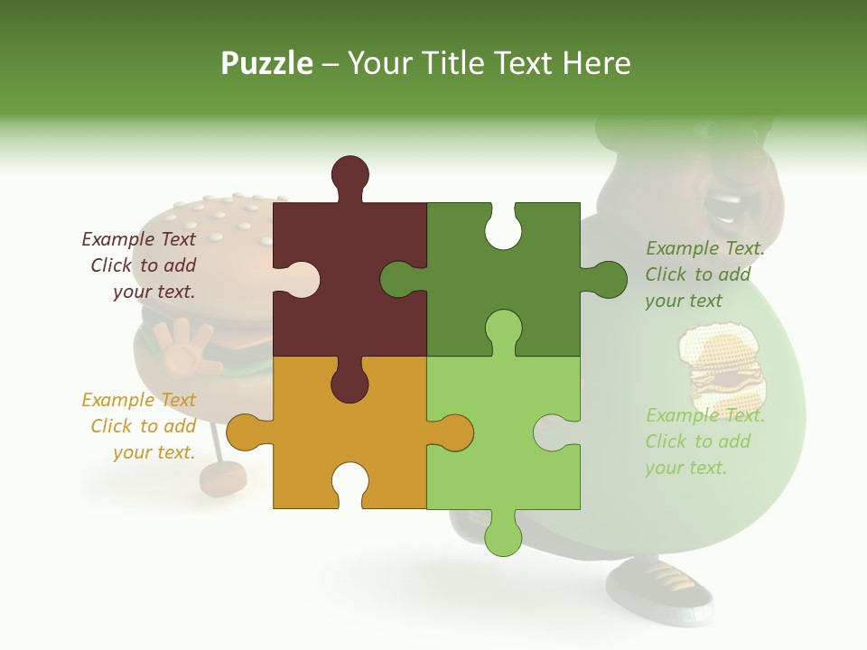 Hamburger Belly Culture PowerPoint Template