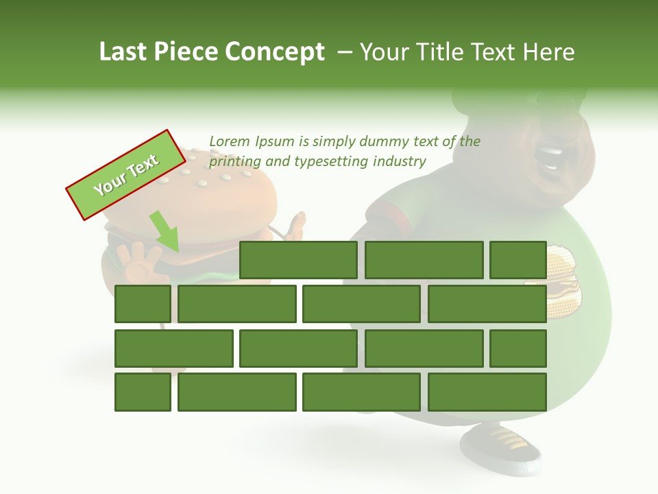Hamburger Belly Culture PowerPoint Template