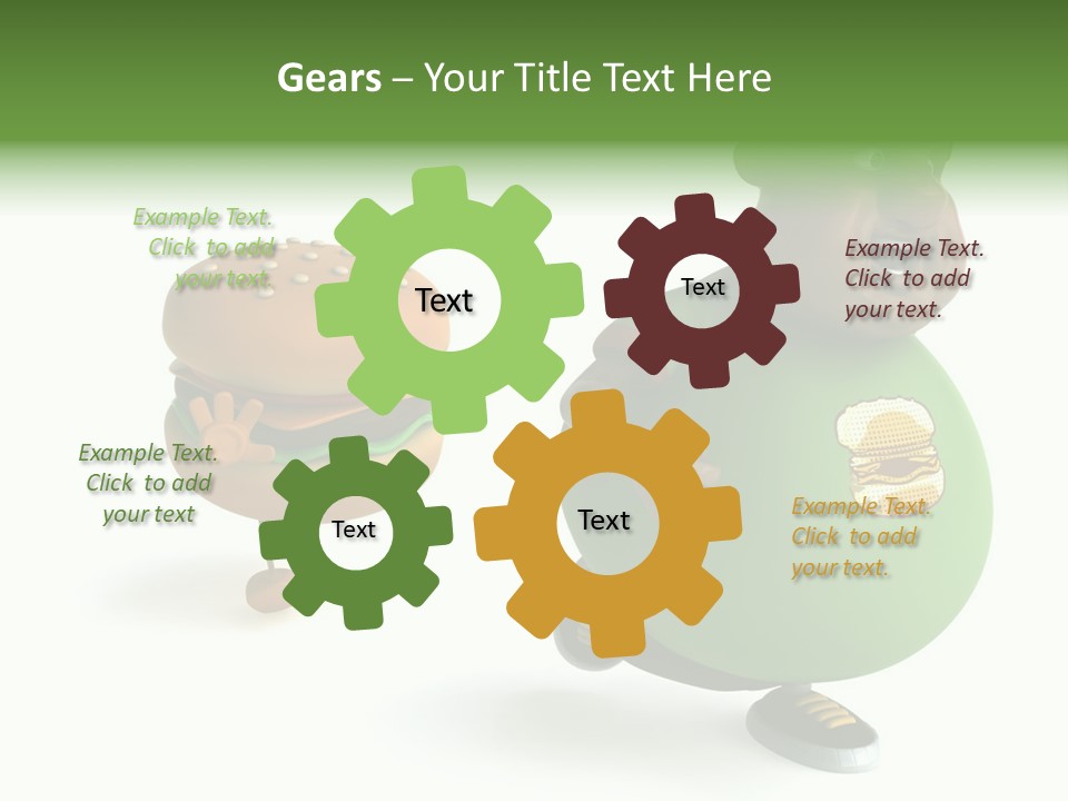 Hamburger Belly Culture PowerPoint Template