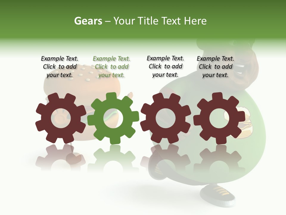 Hamburger Belly Culture PowerPoint Template