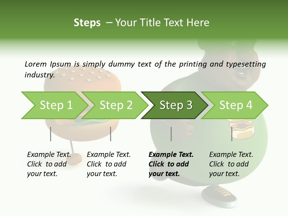Hamburger Belly Culture PowerPoint Template