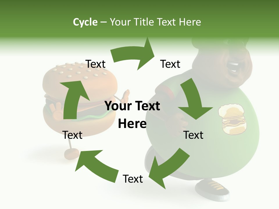 Hamburger Belly Culture PowerPoint Template