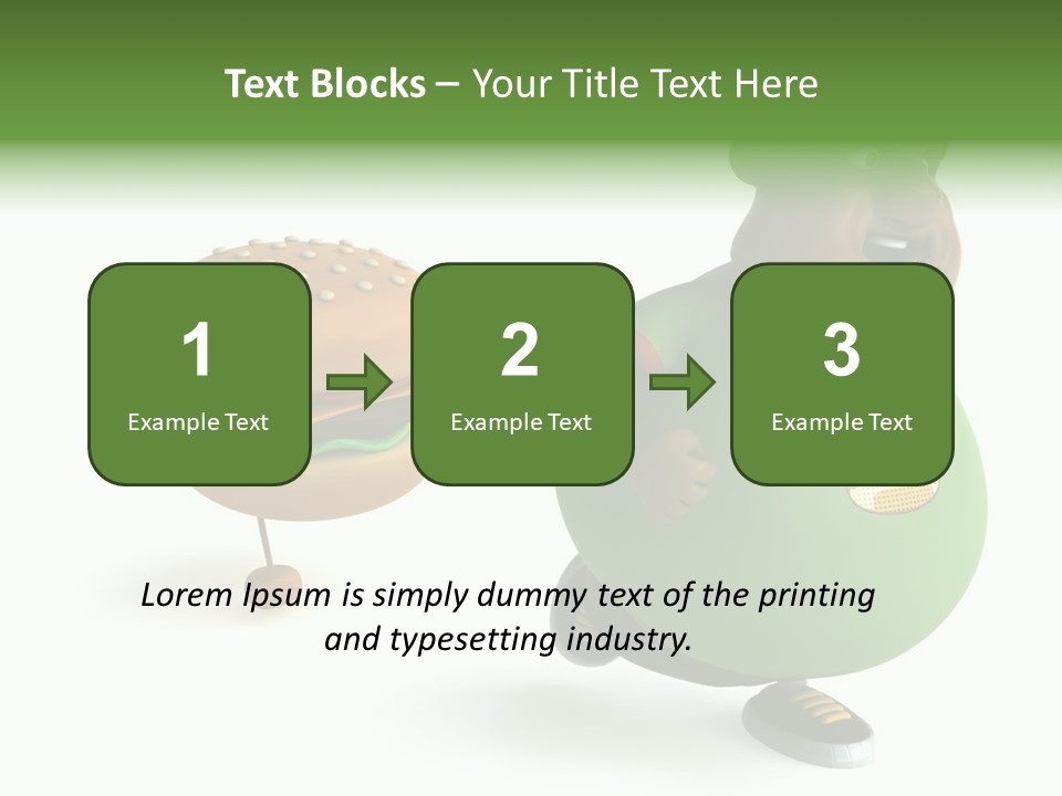 Hamburger Belly Culture PowerPoint Template