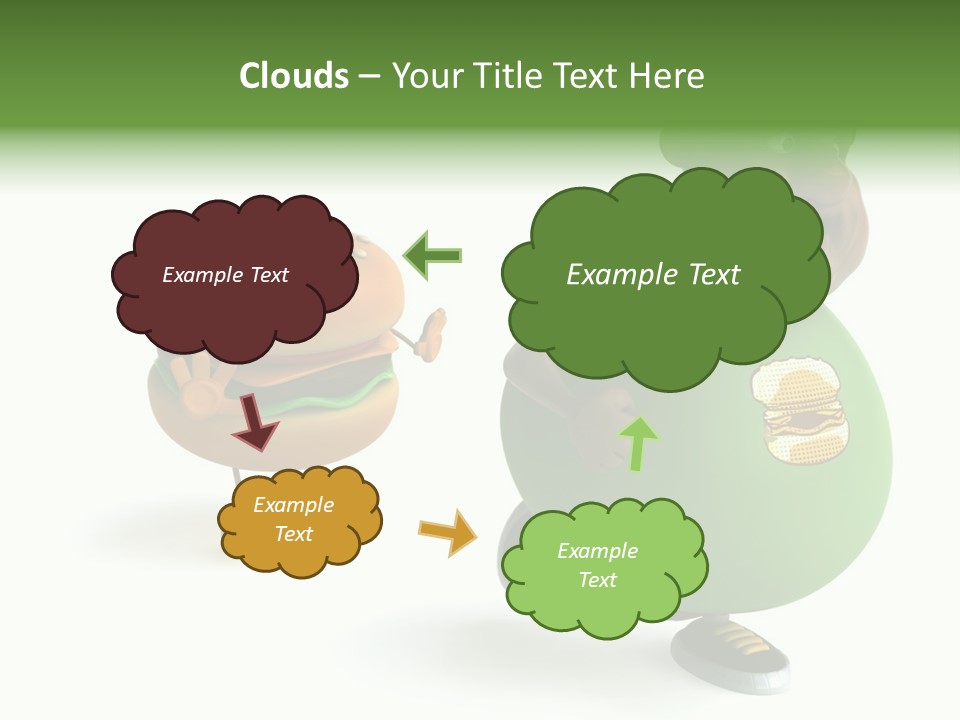 Hamburger Belly Culture PowerPoint Template