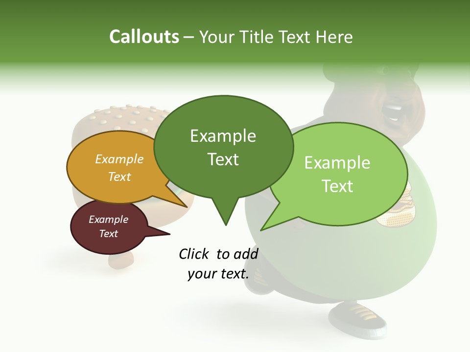 Hamburger Belly Culture PowerPoint Template