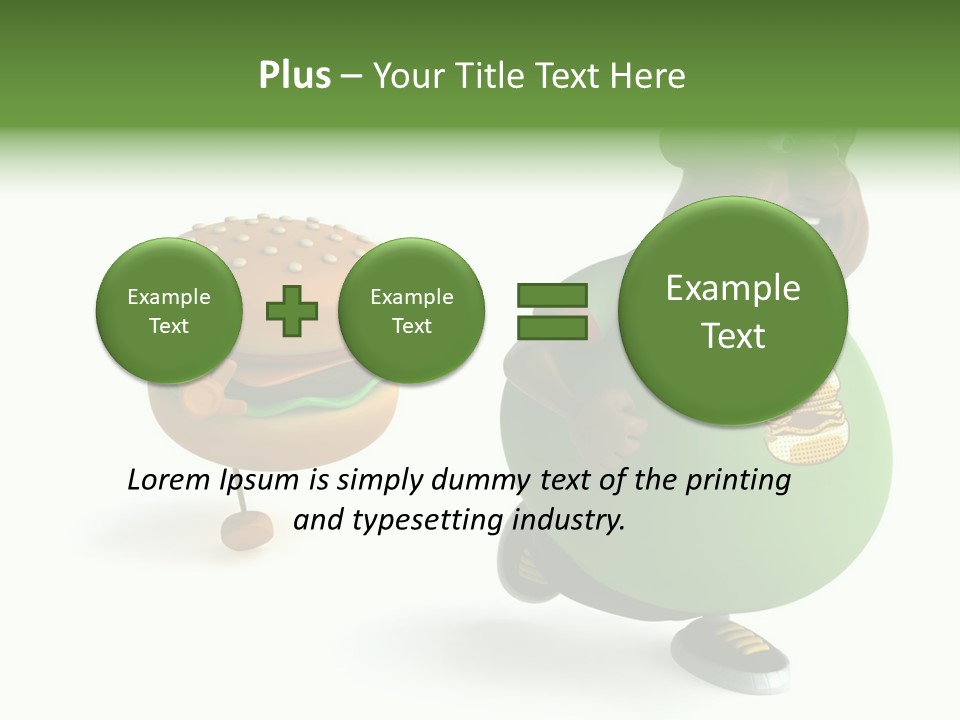 Hamburger Belly Culture PowerPoint Template