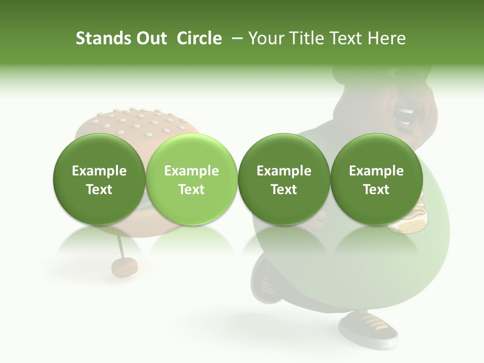 Hamburger Belly Culture PowerPoint Template