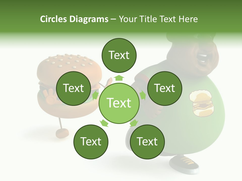 Hamburger Belly Culture PowerPoint Template