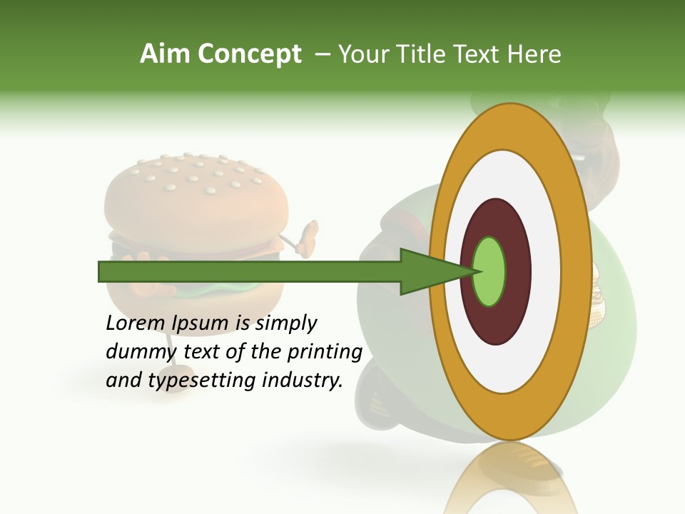 Hamburger Belly Culture PowerPoint Template