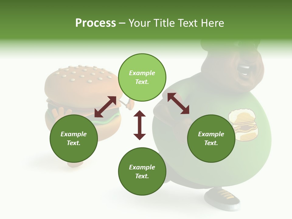 Hamburger Belly Culture PowerPoint Template