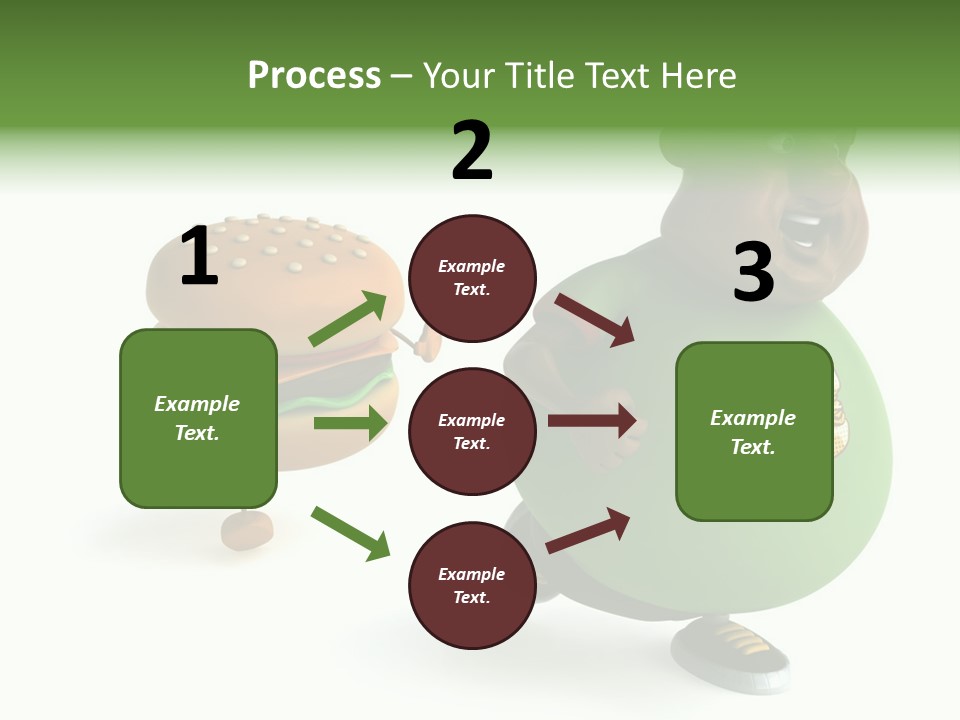 Hamburger Belly Culture PowerPoint Template