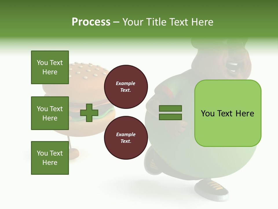 Hamburger Belly Culture PowerPoint Template