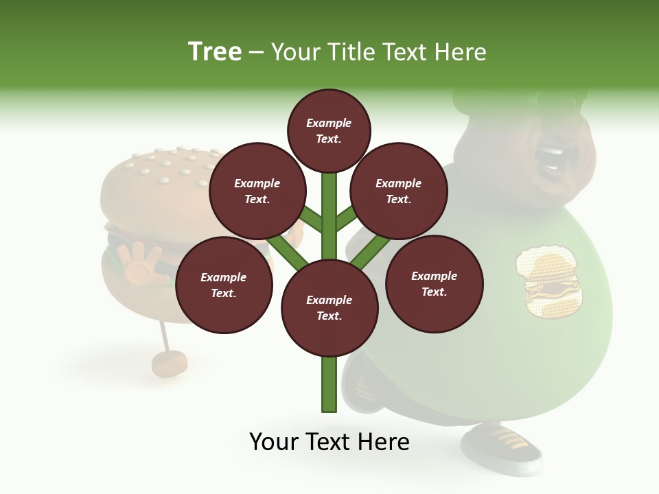 Hamburger Belly Culture PowerPoint Template
